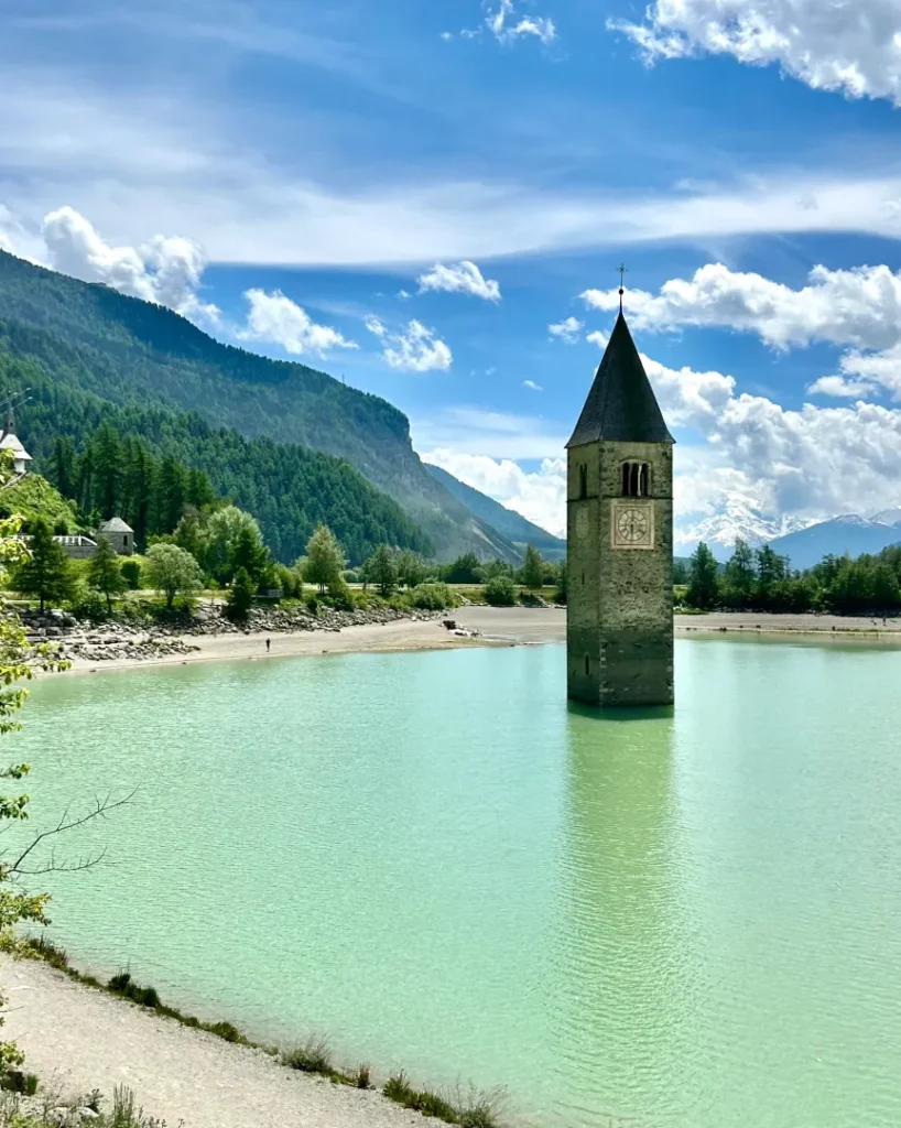 Kirchturm am Reschensee